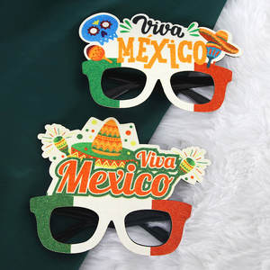 HIPIE <span class=keywords><strong>Mexican</strong></span> National Day Fiesta Party bevorzugt Plastik brillen Mexikanische Themen <span class=keywords><strong>Photo</strong></span> <span class=keywords><strong>Booth</strong></span> Requisiten Zubehör für Taco Dienstag - Product Image 4