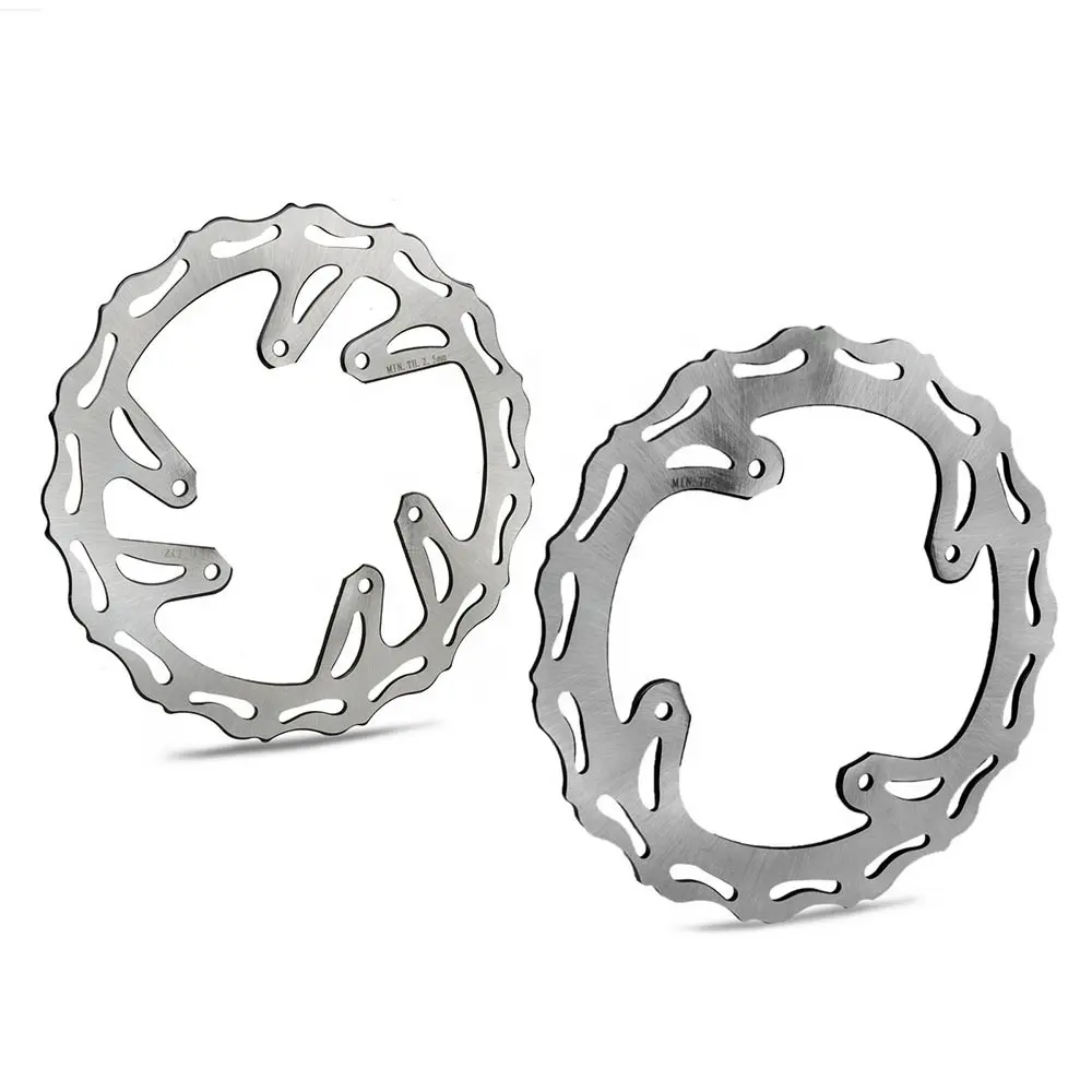 NiceCNC Rotor Disk rem depan belakang untuk Honda CR125 CR250 CRF250R CRF250X CRF450R/X