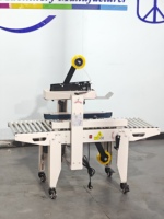 Machine de scellage de cartons semi-automatique, machine de scellage à ruban adhésif, facile à utiliser, machine d'emballage adaptée aux usines industrielles