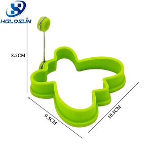 Stampo per Uova a Forma di Farfalla in Silicone Antiaderente, Ecologico e Portatile, con Manico Girevole, Lavabile in Lavastoviglie - Product Image 2
