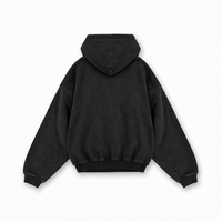Sweat à capuche vintage oversize délavé pour homme, épais, avec motif graphique, style streetwear, personnalisable (marque privée)