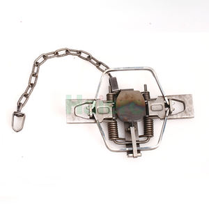 Piège à taupe de maintien de jambe de vison de raton laveur de contrôle de castor de ressort de bobine en métal de jardin extérieur - Product Image 3
