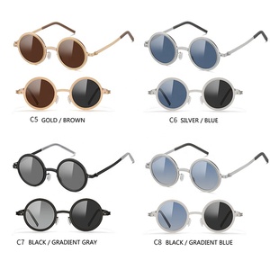 New thời trang xoay có thể điều chỉnh màu sắc thay đổi <span class=keywords><strong>Chromatic</strong></span> <span class=keywords><strong>Sunglasses</strong></span> UV400 cao minh bạch phân cực rõ ràng 5200 loạt - Product Image 6