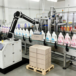 Système de palettisation collaboratif avec pinces doubles et bras longue portée, moteur contrôlé par PLC pour les opérations de superposition - Product Image 2