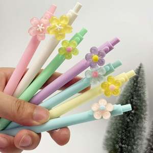 Bolígrafo con Diseño de Flor y Clip, Estilo Caricatura, Colorido y Moderno - Product Image 6