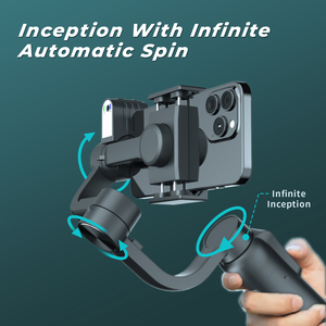 <span class=keywords><strong>Stabilizzatore</strong></span> Professionale S5pro Gimbal 3 per Smartphone con Controllo della Lunghezza Focale, Tracciamento Facciale AI Automatico a 360° per VLOG e Streaming - Product Image 3