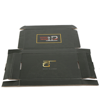 Boîte d'emballage personnalisée en carton ondulé estampé à l'or pour produits de luxe, emballage cadeau et expédition