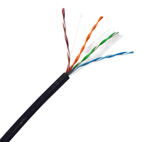Cable Ethernet CAT5 SMA905 OEM para Exteriores, Cobre Sólido, Rollo de 5m, Revestimiento de PVC, para Redes