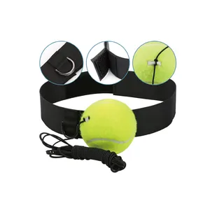 Ball Reflex | Boxing Balls On String With Headband Training Speed Reaction Set Kit Hat Head Band Refex Punching