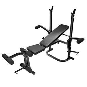 Banco de Pesas Ajustable de Metal para Gimnasio en Casa, Unisex, Soporte Ajustable, Carga Máxima de 250 kg, Seguro, Cómodo y Resistente - Product Image 1