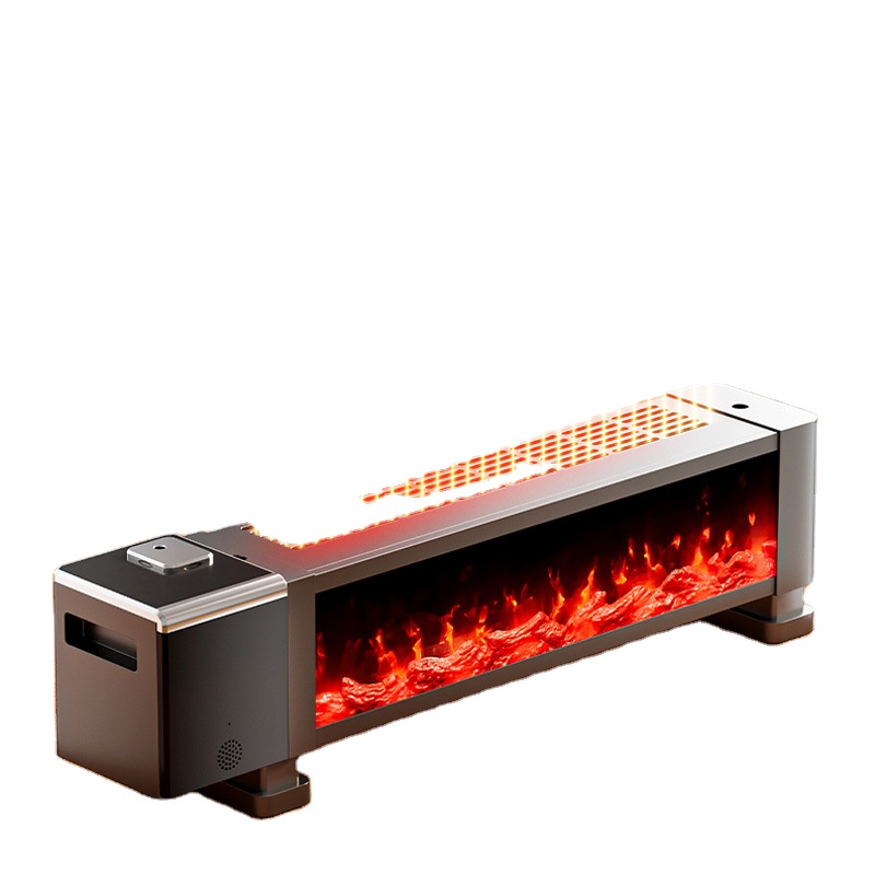 Portable Fireplace Rapid Expansion Flame Heater Home Desktop 2000W Flame Heater With Overheat Protection Thermostat Control