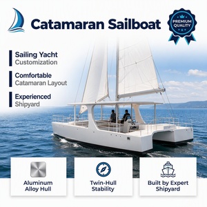 Catamaran à voile <span class=keywords><strong>de</strong></span> <span class=keywords><strong>luxe</strong></span> en aluminium Dookyu personnalisé <span class=keywords><strong>de</strong></span> 12 m, certifié CE, pour les excursions touristiques et les croisières aux îles - Product Image 1