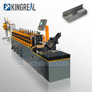 เครื่องขึ้นรูปม้วนเกลียวและรางแผ่นผนังโลหะเครื่องขึ้นรูปตัว C ติดตามแกนรูปตัวยู - Product Image 2