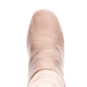 Bottes longues en <span class=keywords><strong>daim</strong></span> de style moderne talons hauts épais au-dessus des bottes au genou cuissardes - Product Image 6