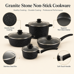 Chauffe-plat <span class=keywords><strong>en</strong></span> <span class=keywords><strong>fonte</strong></span> Aluminium Cuiseur vapeur Céramique Granit Pot à fond plat Batterie de cuisine <span class=keywords><strong>en</strong></span> métal Casserole <span class=keywords><strong>Couvercle</strong></span> <span class=keywords><strong>en</strong></span> <span class=keywords><strong>verre</strong></span> pour usage domestique - Product Image 3