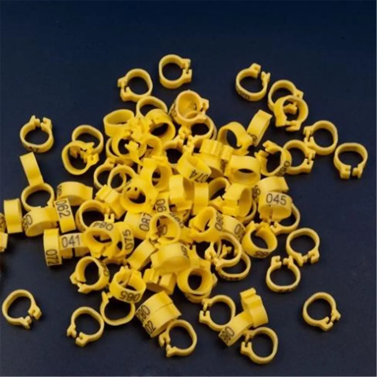 100PCS Bag Bird Rings Leg Foot Bands For Pigeon Parrot Clip Rings Number 1-100 Finch Canary Hatch Poultry Rings