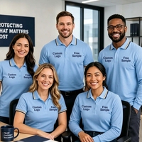 Chemise pour uniforme à bas prix, broderie personnalisée, polo d'entreprise, vêtements de travail, publicité commerciale, polos promotionnels pour hommes