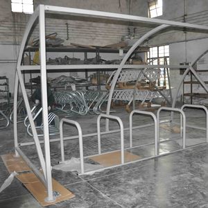 Lưu trữ nơi trú ẩn bao gồm fiets afdak carport xe đạp lợp vườn ngoài trời lợp gỗ không thấm nước trường hợp kim loại nhôm 5 PC 140kg - Product Image 6