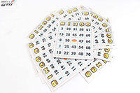DWI Dowellin – machine de jeu de bingo, jeu jumbo avec 80 balles, 20 cartes, jeux de fête, jeu de bureau