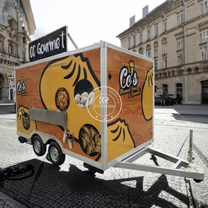 Remolque de Comida Rápida para Venta de Hot Dogs y Tacos, Producto Popular 2025, con Equipo de Cocina Personalizado Útil, Carrito de Comida Móvil - Product Image 1