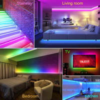Luz RGB Raymates, 576 LED, Lámparas LED COB de 8 mm, 14 W, Uniformes, ODM, OEM, CE, RoHS, UL, 24 V, Tira de Luz LED Flexible USB para Uso Doméstico