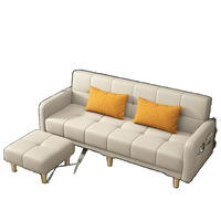 Sofá Cama Plegable Verde de Doble Uso, Sofá Cama Multifuncional para Sala de Estar, para Apartamentos Pequeños, en Existencia