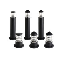 Luces LED para Jardín 2026, Gran Venta, Portalámparas E27, IP65 Impermeables, Luces de Bolardo 85-265V 9W 3000K 4000K 6500K, Luces para Césped Exterior