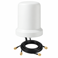 Antenne CPE externe FEIYIXUN 5G 4x4 MIMO 620-6000 MHz pour connexions mâles, efficacité de 87,58 % pour routeurs cellulaires et systèmes IoT
