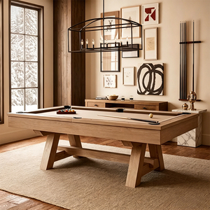 Table de <span class=keywords><strong>billard</strong></span> moderne S.Q.F en ardoise 7/<span class=keywords><strong>8</strong></span>/9 pieds, table de snooker durable et écologique avec retour de balles, accessoires de divertissement à domicile - Product Image 4