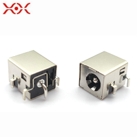 Connecteur de prise d'alimentation CC 5,5x2,1 mm nickelé femelle à monter sur circuit imprimé pour remplacement de port de charge d'ordinateur portable