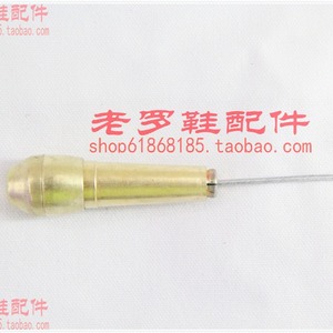 <b>Diy</b> Brass Shoe Punch <b>Tool</b> Metal Handle For Shoe Repair And Manufacturing - Product Image 1
