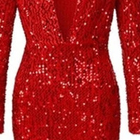 Dq579 Élégante robe de soirée en plumes avec perles rouges
