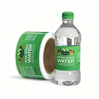 Autocollants pour bouteilles imperméables imprimés en couleur Jinyu, étiquettes personnalisées avec logo pour les bouteilles d'eau potable