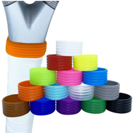 Anneau de fixation en silicone pour poignée de raquette de tennis, bande absorbante de sueur, boucle de protection pour raquettes de tennis et de pickleball