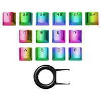 Custom Gaming Keycap Set 14 Keys Key Puller Durable Stainless Steel Metal Keycap Compatible with Mechanical Gaming 60% Keyboards