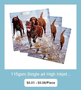 230gsm paket başına 20 adet su geçirmez photopaper 4x 6 parlak inkjet fotoğraf kağıtları yüksek kaliteli photopaper - Product Image 6