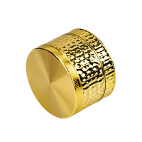 Golden Grinder Prix de gros Accessoires pour fumeurs Produits très bonne qualité Métallique Heavy Metal Grinder 52mm 4 Layers Grinder