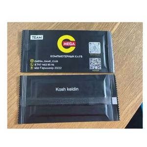 Lingettes nettoyantes humides pour les mains et le visage, non tissées, 1 pli, 19x20cm, sans produits chimiques agressifs, pour femmes, restaurants, hôtels, boutiques - Product Image 1