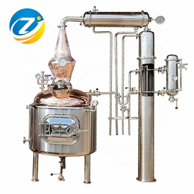 Machine d'extraction des huiles essentielles du citron, équipement de distillation à la vapeur pour les huiles essentielles herbes, ml