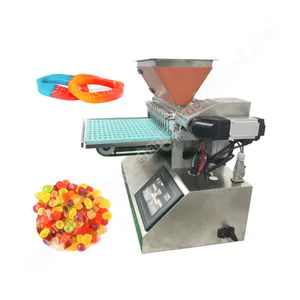 Çikolata Depositor sakızlı ayı otomatik küçük sert şeker yapma makinesi