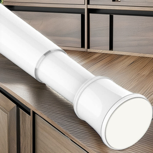 Vente en gros longue <span class=keywords><strong>tringle</strong></span> à <span class=keywords><strong>rideau</strong></span> de <span class=keywords><strong>douche</strong></span> multifonctionnelle rétractable en acier inoxydable moderne et durable populaire <span class=keywords><strong>sans</strong></span> perçage - Product Image 2