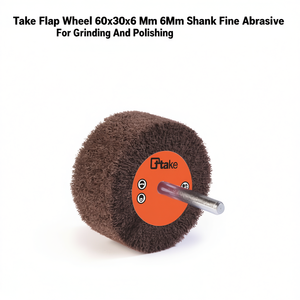 Ttake Flap <b>Wheel</b> 60x30x6 Mm 6Mm Shank Fine Abrasive For <b>Grinding</b> And Polishing - Product Image 2