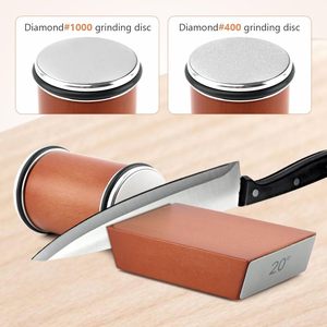 Kitchen Detachable Stainless Steel Magnetic Diamond Sharpening Stone <b>Kit</b> Manual Tumbler Eco-Friendly Coarse Grit Sharpener - Product Image 3