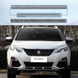 Pour <span class=keywords><strong>Peugeot</strong></span> 4008 <span class=keywords><strong>5008</strong></span> 2017-2020 Cache-phare transparent de remplacement en plastique transparent pour lentille de phare - Product Image 3