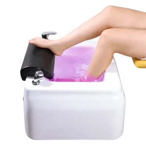 Ciotola per Pedicure elettrica con ruota per sedia da Pedicure vasca da bagno di lusso per piedi Spa bacino per Pedicure portatile all'ingrosso