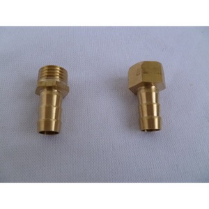 Brass Pipe Adapter 14mm External Thread 10mm Insert Internal Thread Connection Agricultural Use - Product Image 1