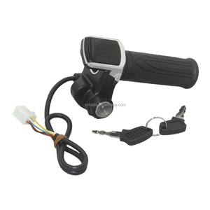 Acelerador de giro para bicicleta eléctrica con pantalla LCD y bloqueo de llave para accesorios de bicicletas y patinetes eléctricos - Product Image 2