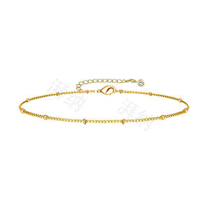 Fabbrica OEM in acciaio inox 6 pezzi placcato oro Set di braccialetti Figaro/scatola/spina di pesce/graffetta/Satellite/perline di stratificazione regolabile - Product Image 6