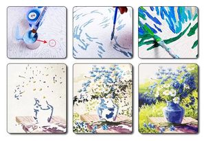 LS Hot DIY Kit de Pintura por Números Digital de Paisaje de Chica en la Lluvia <span class=keywords><strong>para</strong></span> Adultos, en Lienzo, Ecológico, Tamaño Personalizado - Product Image 4