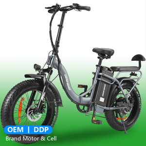 Bicicleta Eléctrica Plegable GOSEN S6 750W 48V 30Ah, Neumáticos Gruesos de 20 Pulgadas, Bicicleta Eléctrica para Adultos, Largo Alcance, Todoterreno, Montaña, Nieve - Product Image 1